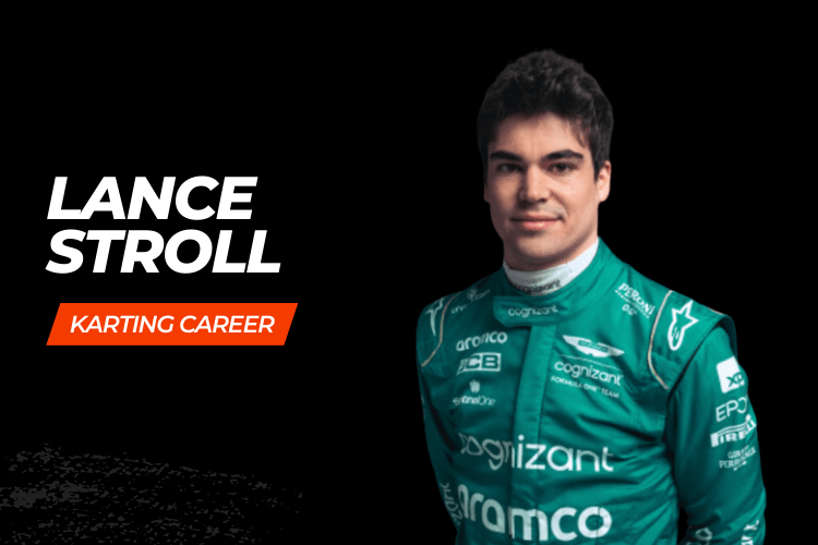 Lance Stroll go kart racing