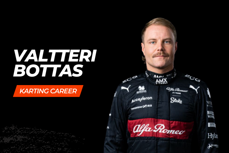 Valtteri Bottas go kart racing