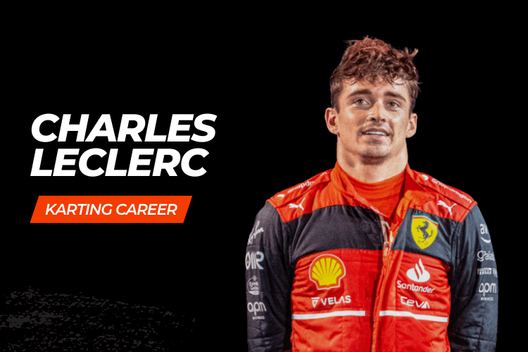 Charles Leclerc go kart racing